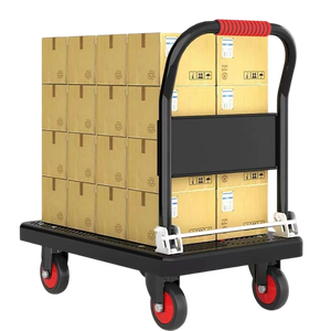 Chariot à plat pliable d'une capacité de 150kg à 1000kg Chariot de transport à quatre roues pliable pour le déménagement de marchandises en entrepôt Vente d'une seule pièce - Product Image 6