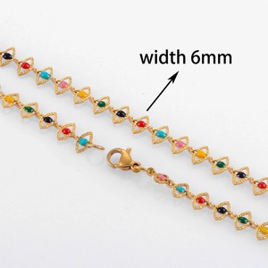 Collier Exquis à Chaîne Oculaire de Couleur Tendance, Style Unique, Adapté aux Hommes et aux Femmes, Bijoux de Haute Qualité - Product Image 3