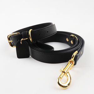 Conjunto de correas flexibles y duraderas al por mayor, arnés de cuero ancho con logotipo personalizado para perros, fabricante <span class=keywords><strong>Collier</strong></span> chien - Product Image 2