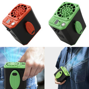 Ventilador de Cintura LED con Batería de 2400mAh, Dispositivo de Refrigeración Portátil para Coche, Hogar y Uso en Exteriores, Tres Velocidades de Viento - Product Image 5