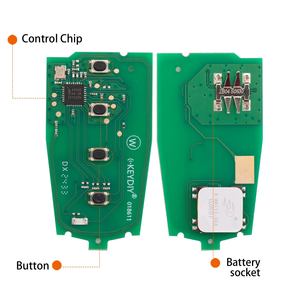 <span class=keywords><strong>Clé</strong></span> télécommande universelle intelligente KEYDIY KD ZB04-<span class=keywords><strong>4</strong></span> (emplacement droit) 3+1 boutons pour Hyundai - Product Image 3