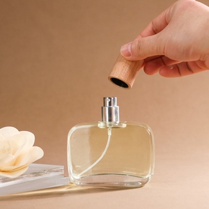 Nuova Bottiglia di Profumo in Vetro di Lusso da 70ml 80ml, Forma Quadrata Piatta, Alta Qualità, Nuova Confezione Vuota di Lusso per <span class=keywords><strong>Crema</strong></span> Viso - Product Image 6