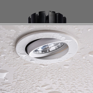 Plafonnier encastré commercial LED sans cadre, éclairage intérieur, alimentation CA, intensité variable, aluminium noir, garantie 3 ans - Product Image 2