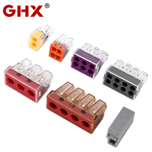 GHX PCT Hard <strong>Wire</strong> Series Universal Push-in Brass Transparent Conductor Quick <strong>Splicing</strong> Flexible Operating Fast <strong>Wire</strong> <strong>Connectors</strong> - Product Image 3