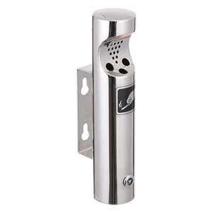 Support décoratif <span class=keywords><strong>extérieur</strong></span> avec grand <span class=keywords><strong>cendrier</strong></span>, cendriers extérieurs et réceptacles à cigarettes muraux, poste de fumeur mural - Product Image 5