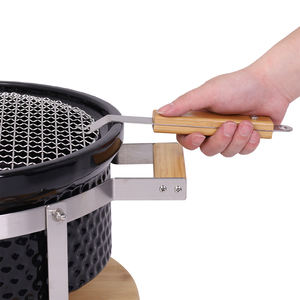 SEB KAMADO 15 pouces <span class=keywords><strong>Mini</strong></span> Rond Style <span class=keywords><strong>Japonais</strong></span> Coréen Grill Extérieur Yakitori Céramique Hibachi pour <span class=keywords><strong>Barbecue</strong></span> - Product Image 2