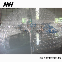 Tente gonflable transparente en PVC Igloo Maison à bulles transparente avec décoration à lumière LED 360 Tente dôme pour les fêtes