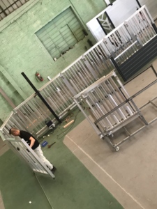 Tùy chỉnh phong cách hiện đại thông minh nhôm trượt hàng rào cổng tự động ngoài trời turing cổng - Product Image 6