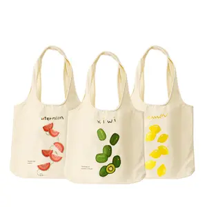 wholesale high quality cheap durable printed logo shopping beach cotton tote bags for women canvas supplier