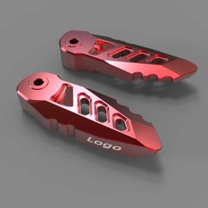 Accesorios para Moto, Reposapiés Delantero para Motocicleta, Reposapiés Delantero Antideslizante, Apto para Modificación de Piezas de Reposapiés Honda Giorno - Product Image 4