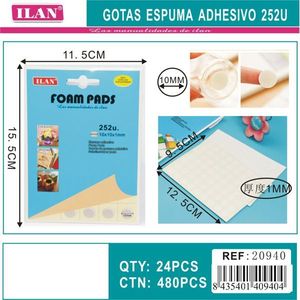 Il <b>Foam</b> <b>Pads</b> 10x10mm 252u Adhesive Craft Supplies for DIY Projects - Product Image 3