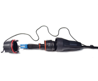 Cable de Conexión Compatible Fullaxs IP68 Resistente al Agua SM (OS2) LSZH Óptico LC a LC FTTA RRU POE GSM