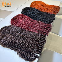 Perruques de cheveux humains bouclés birmanes couleur gingembre 350, perruques frontales en dentelle HD 13x4 sans colle, perruques brésiliennes en cheveux humains pour femmes noires