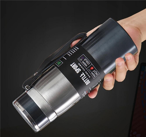 Gourde isotherme à double paroi en acier inoxydable 316, grande capacité, avec sangle de transport, vente en gros - Product Image 3
