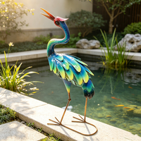 Statue de jardin paon style paix, décoration de mariage pour patio, pelouse et aménagement paysager - Vente en gros