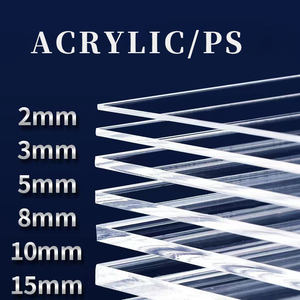 Lámina de GPPS Multiusos/Láminas de Plástico de Poliestireno de 1-3 mm, Lámina de PS Transparente para Corte Láser con Capacidad de Flexión - Product Image 2