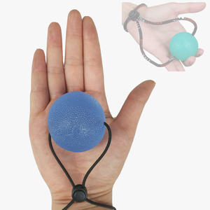 Pelota de Terapia para Manos de TPE con Forma Redonda, para Rehabilitación, Ejercicios de Dedos, Alivio del Estrés, con Lazo Elástico - Product Image 1