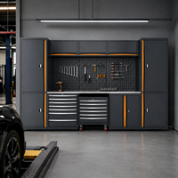Station de travail modulaire pour garage Rockshell, capacité de charge de 500 kg, armoire à outils robuste, certifiée ISO, garantie de 3 ans, professionnelle