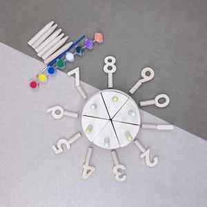 Jouets en bois créatifs et naturels pour enfants et tout-petits : gâteau de jeu d'imitation coloré pour cadeaux d'anniversaire et jeux de fête - Product Image 6