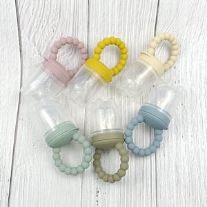 Set di Alimentatori per Neonati, Dispenser di Frutta Fresca e Ciucci in Silicone a Forma di Animali per Bambini - Product Image 4