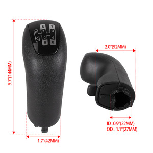 Pommeau de levier de vitesse de voiture 1441235 en plastique noir ergonomique pour Scania 8 vitesses, sélecteur de changement de vitesse pour camion - Product Image 4