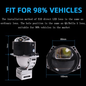 New Car Headlight 45W/73W 24V Natural White 6000K E10 Bi <b>Led</b> <b>Projector</b> Lens 3.0 for Auto Lighting System - Product Image 4