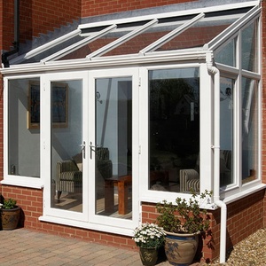 Diseño Flexible opción Lean o salón de sol Conservatorio policarbonato techo plano <span class=keywords><strong>Glassroom</strong></span> en venta con el mejor precio - Product Image 6