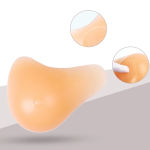 Pecho de <span class=keywords><strong>silicona</strong></span> realista para mastectomía mujeres prótesis Boob implantes de sílice mejor calidad suave Natural 400 g/pc - Product Image 4