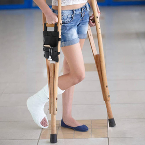 Custom Crutch Bag Portable <b>Waterproof</b> Forearm Crutch Storage Mini Tote Bag Universal Drink Holder Pouch for Seniors Disabled - Product Image 3