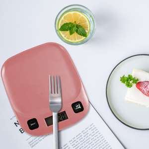 <span class=keywords><strong>Balance</strong></span> de cuisine Jacal <span class=keywords><strong>Macaron</strong></span>, à affichage numérique rectangle, alimentée par batterie, nouvelle couleur portable de 5kg, homologuée CE - Product Image 3