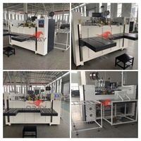 Máquina Cosedora de Cartones Semiautomática Ajustable de Una/Dos Clavas, Alta Capacidad 600 Clavos/Minuto para Logística General