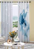 Rideau de fenêtre imprimé floral vintage personnalisé oeillets en polyester occultants pour le salon Europe noir impression numérique de fleurs personnalisées