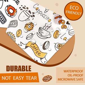 Papier sulfurisé personnalisé avec logo, papier d'emballage alimentaire de qualité alimentaire imprimé sur mesure pour l'emballage de pain - Product Image 3