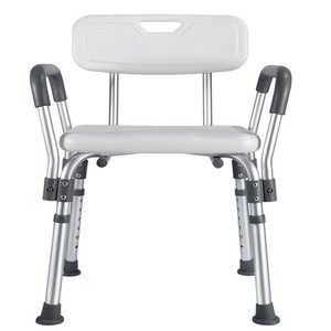 Chaise de douche en alliage d'aluminium avec accoudoirs, siège de bain antidérapant pour personnes âgées et femmes enceintes - Product Image 1
