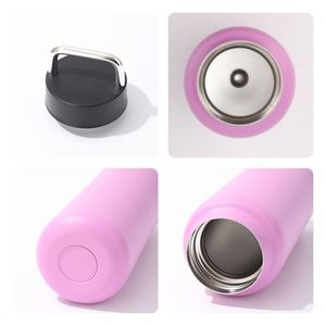 Custom Camping 600ml Insulated Vacuum <b>Flask</b> 20oz Tumbler Double Wall Stainless Steel Sports Water Bottle With Lid - Product Image 3