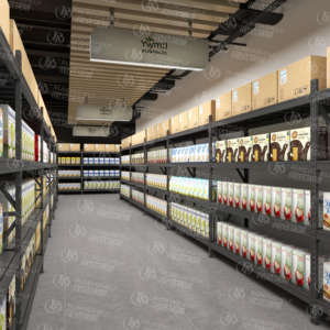 5 층 부식 방지 기능이있는 차고 및 창고 용 중기 의무 볼트리스 스틸 보관 선반 5 층 팔레트 랙 - Product Image 5