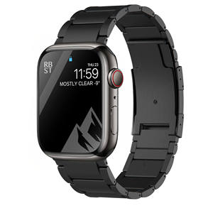 Bracelets de montre en titane Bracelet de remplacement en métal de luxe pour <span class=keywords><strong>Apple</strong></span> <span class=keywords><strong>Watch</strong></span> 6 7 <span class=keywords><strong>8</strong></span> 9 Ultra 2 bandes 49mm I <span class=keywords><strong>Watch</strong></span> 38 <span class=keywords><strong>40</strong></span> 42 44mm - Product Image 1