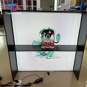 กล่องไฟ LED แบบประกอบโฆษณาแบบพกพาพร้อมโต๊ะเก็บของบูธแสดงนิทรรศการจัดแสดงสินค้าส่งเสริมการขาย - Product Image 3