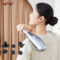 Masajeador Corporal Portátil Inalámbrico Recargable con Vibración para la Circulación Sanguínea, Masajeador Eléctrico de Mano, Martillo de Masaje Muscular