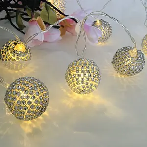 2024 Nieuwe Kerstbal Ip20 Beoordeelde Kerst Disco Bal String Licht Voor Huisdecoratie
