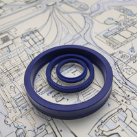Hochwertige HongFeng HF-201 Hydrauliköldichtung, Stangen-U-Ring aus Gummi-Kunststoff FKM/NBR für Hydraulikzylinder
