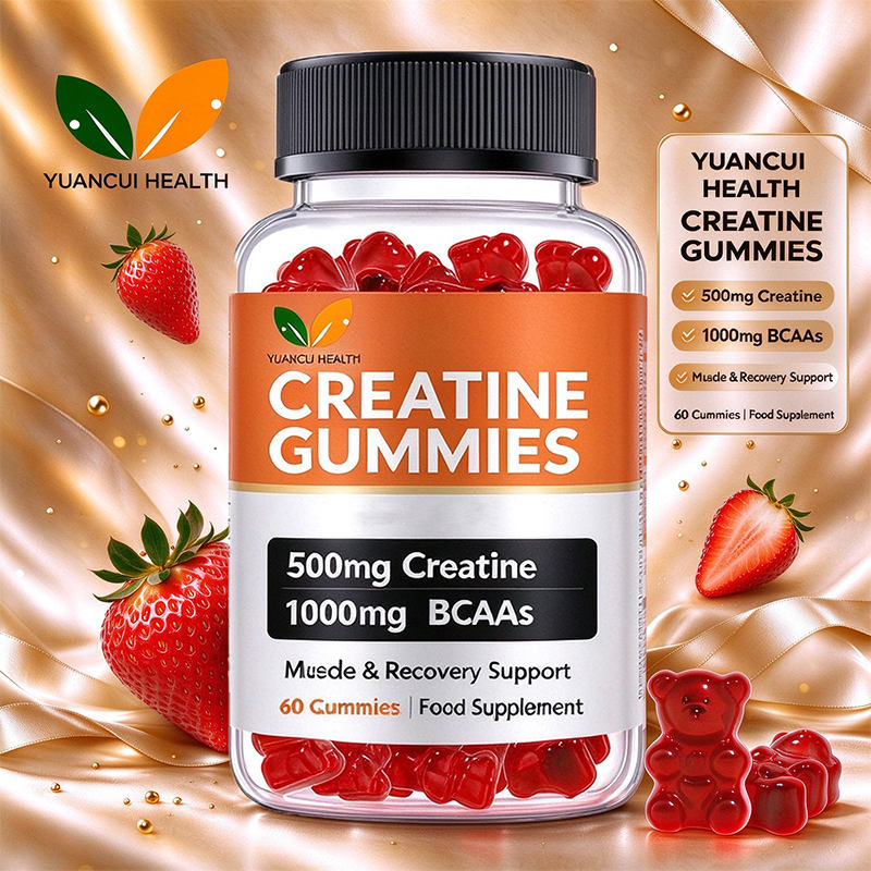 Private Label Custom Muscle Gummy Soft Candy Workout Muscle Support ...