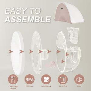 Tire-lait électrique mains libres 3 modes 10 niveaux silencieux sans fil portable portable aspirateur de lait <span class=keywords><strong>pour</strong></span> bébé <span class=keywords><strong>allaitement</strong></span> - Product Image 4