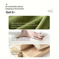 Canapé modulable en tissu avec appui-tête réglable, protection vertébrale 5 zones, ottoman, multicolore, ensemble de salon en mousse