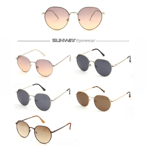 Hot Selling Retro Round Frames Metal Sun Glasses Shades with High Quality Unisex Custom Logo Sunglasses for Women Men - Product Image 2