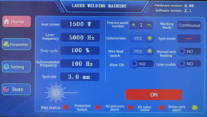 Cao-nhu cầu 1500 Wát hiệu quả dây chuyền sản xuất với độ bền cao thông số công nghiệp và có thể điều chỉnh sợi Máy hàn laser - Product Image 4