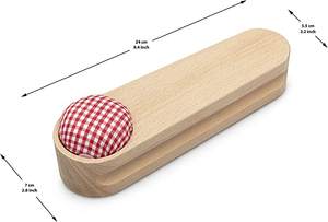 Clapet <span class=keywords><strong>de</strong></span> tailleurs en bois dur Offre Spéciale avec <span class=keywords><strong>coussin</strong></span> à épingles, accessoire d'aplatissement et <span class=keywords><strong>de</strong></span> pressage des coutures parfaites - Product Image 4