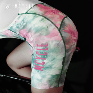 Mcycle Cuissard à bretelles respirant à séchage rapide pour femmes Design <span class=keywords><strong>rembourré</strong></span> Personnalisable pour le meilleur <span class=keywords><strong>VTT</strong></span> Taille Plus - Product Image 2