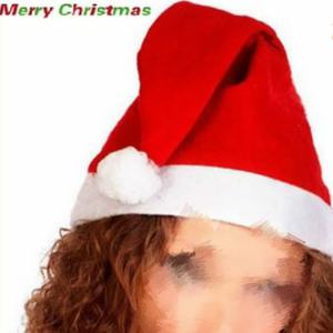 Los últimos sombreros clásicos de Papá Noel de Navidad rojo blanco tradicional festivo para adultos niños disfraces de decoración festiva - Product Image 2