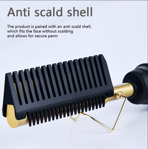 Peigne chauffant électrique à prix abordable pour lissage des cheveux, revêtement céramique, <span class=keywords><strong>brosse</strong></span> lissante à haute température - Product Image 6